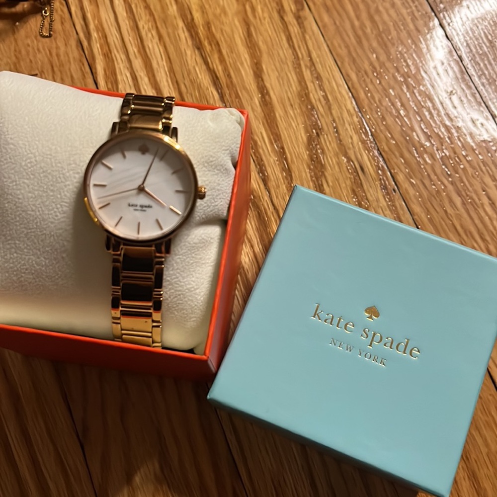 Gold Kate spade watch